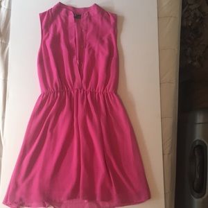 Pink fit and flare dress!